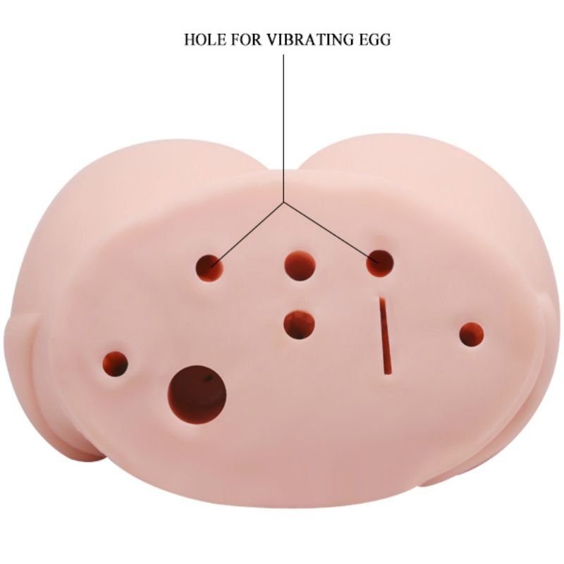 Masturbador Masculino Realista Vagina y Ano con Vibración