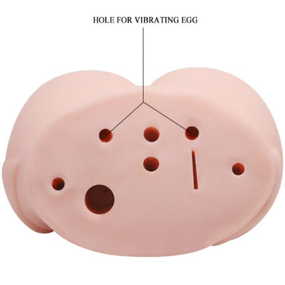 Masturbador Masculino Realista Vagina y Ano con Vibración