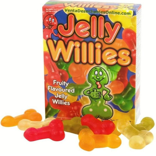 Doces Mastigáveis Spencer & Fleetwood | Gomas em Forma de Pênis com Sabor de Fruta - 150g