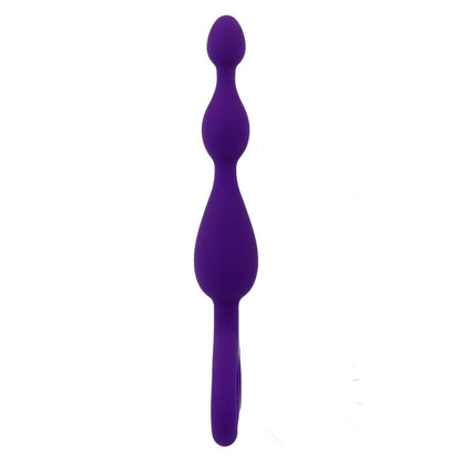 INTENSE Danti Estimulador Anal Lilás de silicone macio, mostrando detalhes do design e textura.