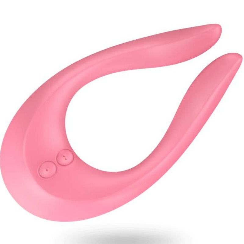 Satisfyer Parceiro Multifun 2 vibrador ergonómico para casais e prazer solo, recarregável por USB e à prova d'água.