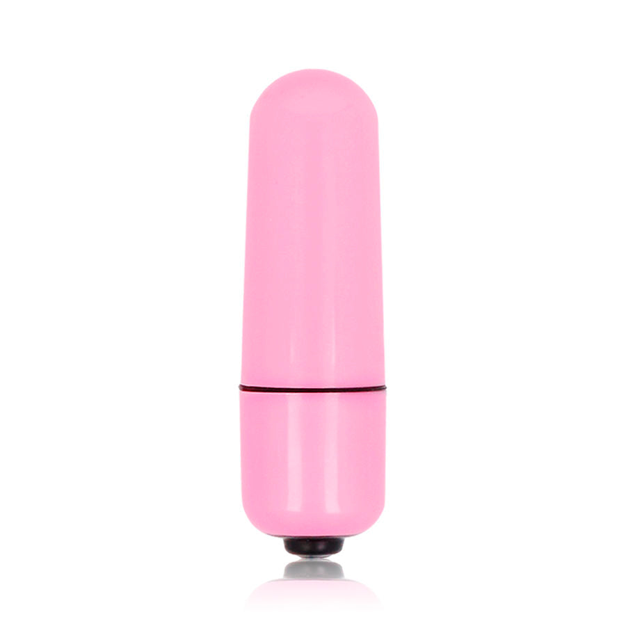 Close-up do GLOSSY Vibrador Bala Pequeno Deep Rose mostrando seu design compacto e elegante.
