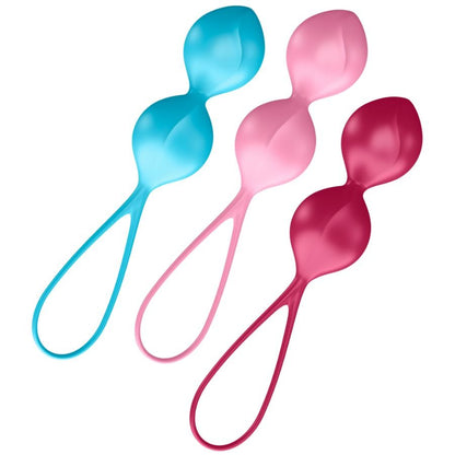Satisfyer Loveballs Conjunto de Treino 2 para fortalecimento do pavimento pélvico