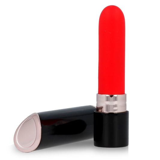 Batom Vibratório Recarregável Shia | Lips Style, 10 Vibrações e Silicone