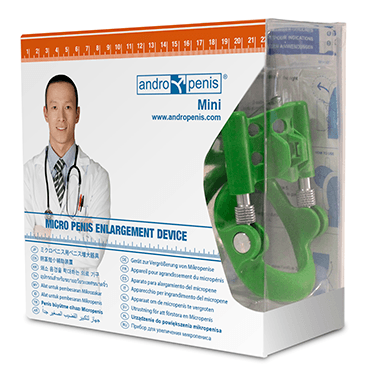 Extensor peniano ANDROPENIS Mini para aumento e correção do pénis.