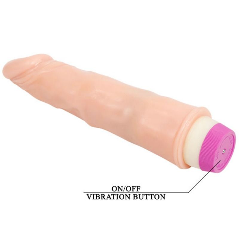 Vibrador realista BAILE Waves of Pleasure 21.5cm para iniciantes, com controle de velocidade.