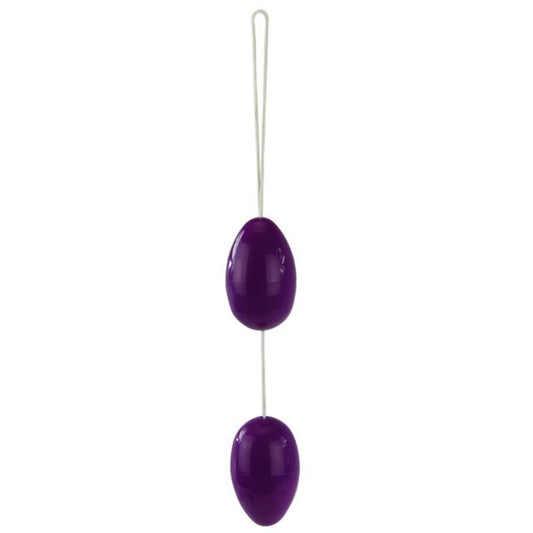 Close-up of the BAILE Bolas Gêmeas Anais Lilás com Cordão Vibratório showing its smooth texture and design.