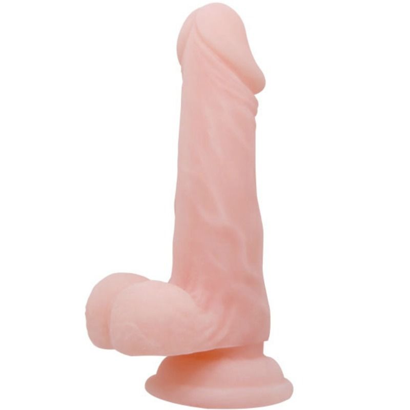 Dildo realista BAILE de 16.5 CM com ventosa e textura de pele natural