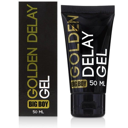 Frasco do Gel Retardante COBECO Golden Delay Big Boy 50ml para performance prolongada