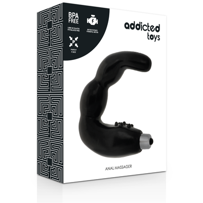 ADDICTED TOYS Massageador Anal de Próstata Vibratório para prazer intenso.
