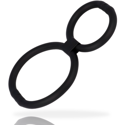 Anéis Penianos Ajustáveis de Silicone ADDICTED TOYS para ereções e prazer prolongado.