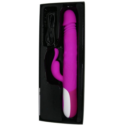 Detalhes do Vibrador Multifuncional Pretty Love Adrian com silicone e funções de vibração e movimento