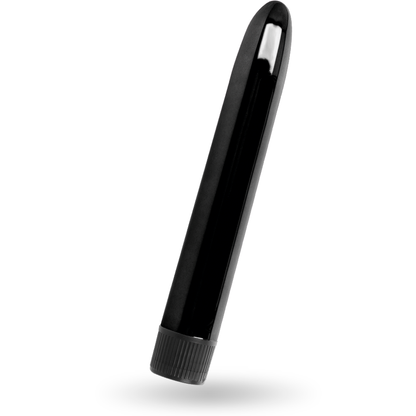Vibrador Intense Vito Preto de 17cm com design ergonómico e cor escura.