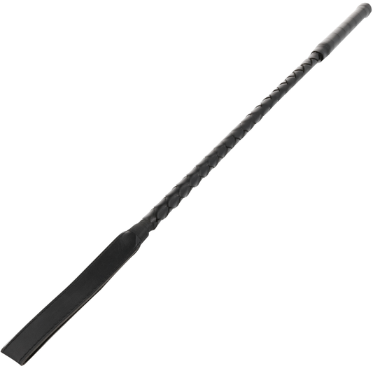 Chicote BDSM Darkness Fetish Preto 70 CM para jogos de dominação e fetiche.