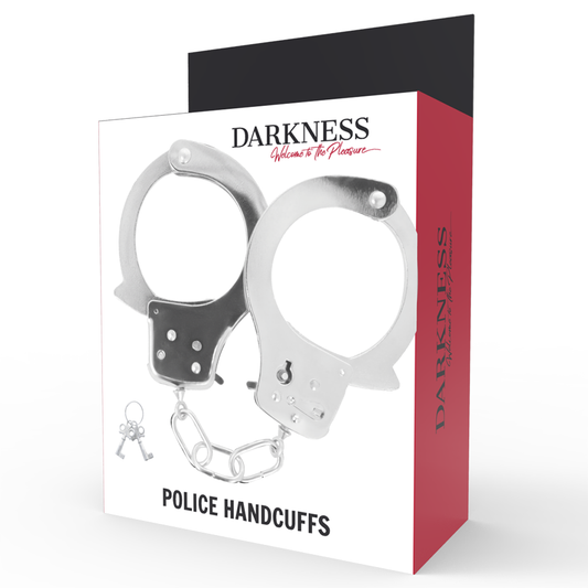 Darkness – Algemas de Metal com Corrente e Chaves