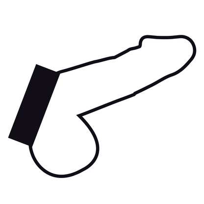 Darkness Anel de Ereção Ajustável em Couro, mostrando detalhes e as 5 configurações de ajuste.