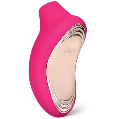 LELO Estimulador de Clitóris SONA 2 Cereja em destaque, mostrando seu design ergonômico e material de silicone.