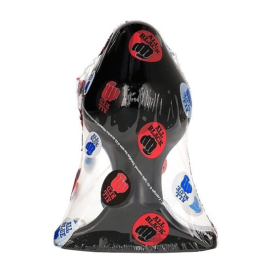 Plug anal ALL BLACK Flexível Grande 16x8cm para prazer anal gradual e seguro