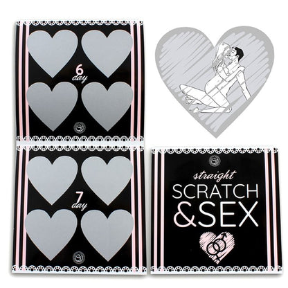 Jogo Scratch & Sex SecretPlay para casais, mostrando cartões de raspar e o conceito de jogo erótico.