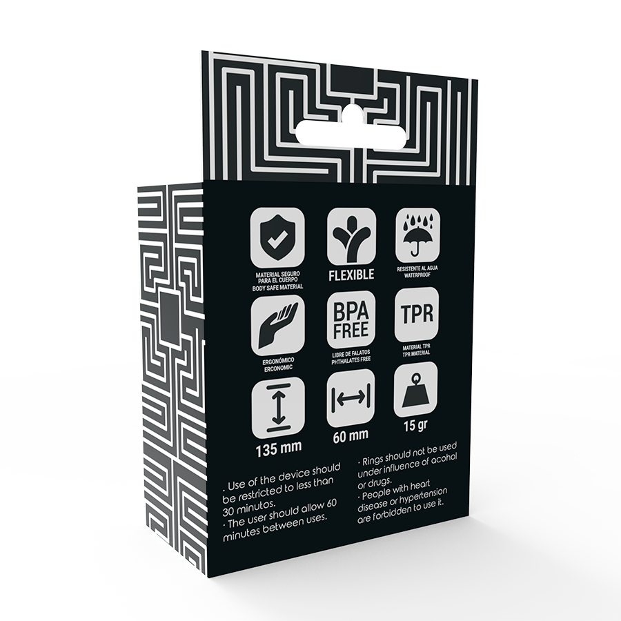 Close-up do Conjunto de 3 Anéis Penianos Fumé ADDICTED TOYS, mostrando os diferentes tamanhos e a textura do material.
