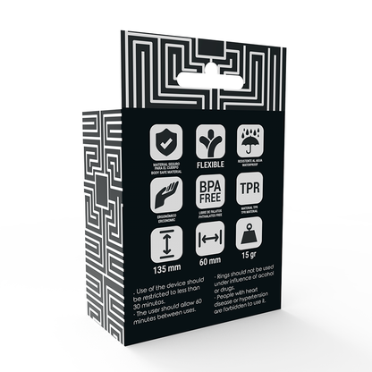 Imagem do Conjunto de Anéis Penianos ADDICTED TOYS Claro, mostrando os três tamanhos e o material transparente.