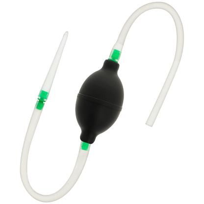 Addicted Toys Conjunto de Enema Preto Hipoalergénico, design ergonómico para limpeza anal.