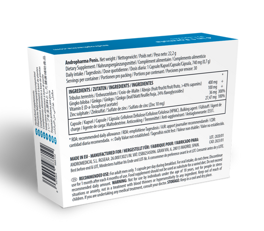 Suplemento Andropharma Penis | Para Aumento do Pênis e Potência Sexual