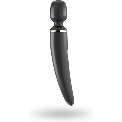 Satisfyer Wand-er Woman XXL Massageador Vibratório Preto, ideal para relaxamento e estimulação corporal intensa.