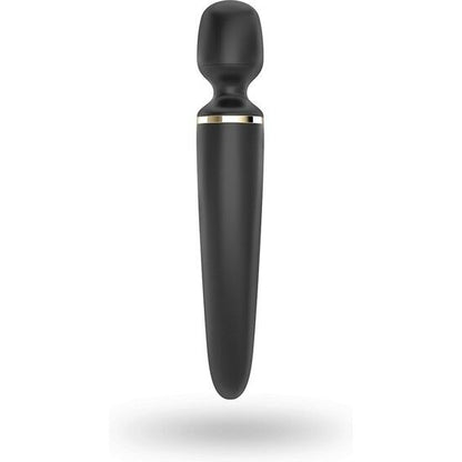 Satisfyer Wand-er Woman XXL Massageador Vibratório Preto, ideal para relaxamento e estimulação corporal intensa.