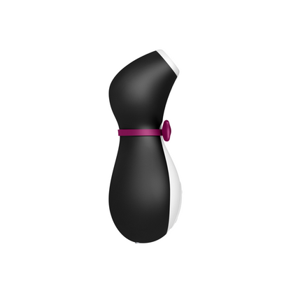 Close-up of the Satisfyer Vibrador Clitoriano Pro Penguin NG 2020 Ondas de Pressão, showcasing its elegant design and soft silicone head.