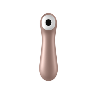 Close-up do vibrador Satisfyer Pro 2 com estimulação de ondas de pressão.