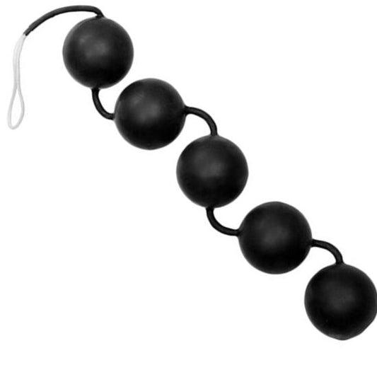 Bolas Anales Power de Silicona Negra
