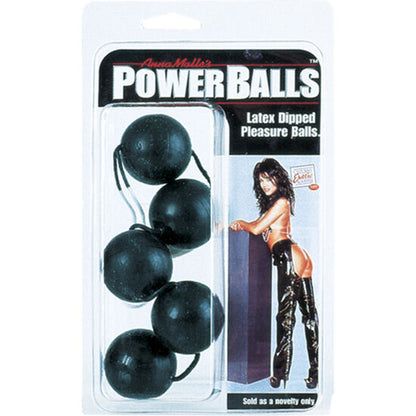 Bolas Anales Power de Silicona Negra