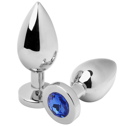 Plug Anal Diamante Azul Pequeño 5,71cm