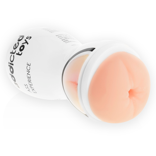 Close-up of the ADDICTED TOYS Masturbador Anal, showing its texture and design for intense pleasure.