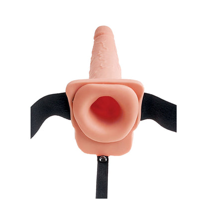 Close-up do Arnês FETISH FANTASY SERIES com Dong Ejectável Ultra-Realista, mostrando detalhes e textura.