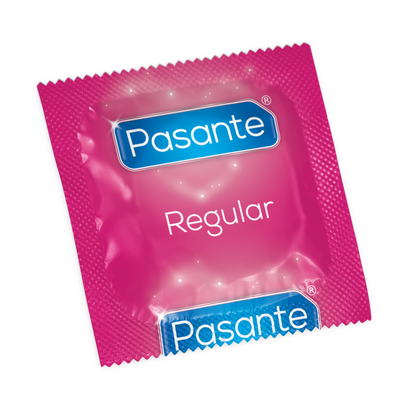 Embalagem dos Preservativos PASANTE Regular 3 Unidades