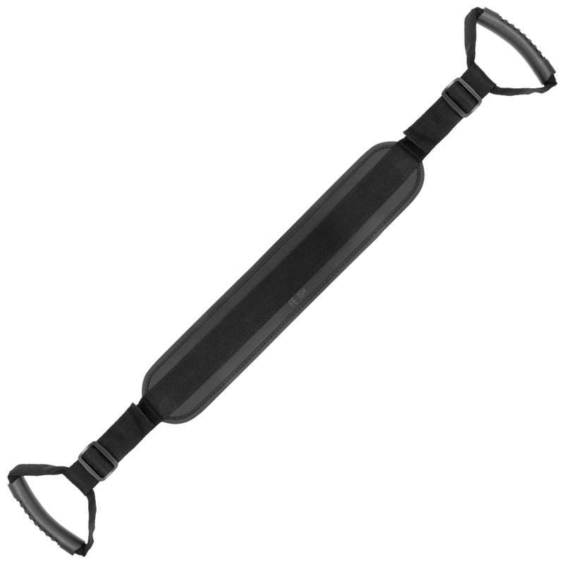 Fetish Submisive Arnês Doggy ajustável em neoprene e couro vegano para BDSM intenso.