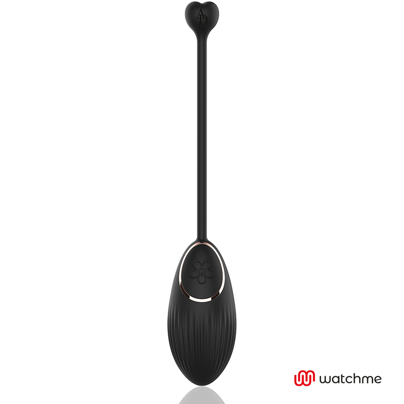 ANNE'S DESIRE EGG Vibrador com Controle Remoto WATCHME Preto, mostrando seu design compacto e elegante.