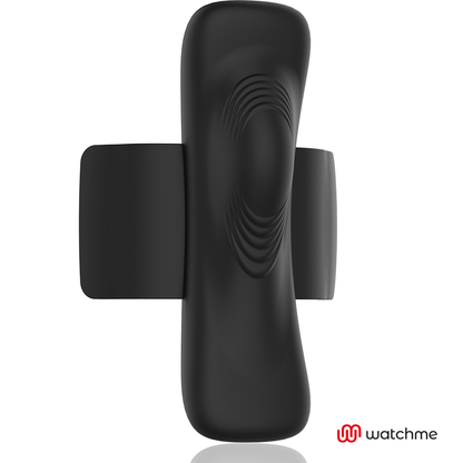 ANNE'S DESIRE Panty Vibrador Discreto WATCHME Preto/Ouro, mostrando seu design compacto e elegante.
