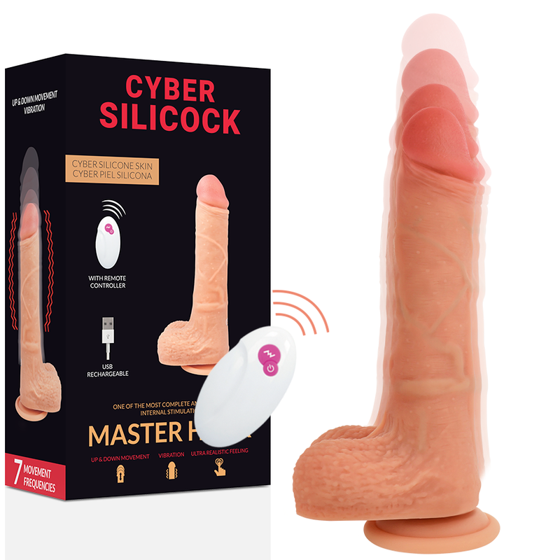 Cyber Silicock – Controle Remoto Realístico Master Huck 20,9 cm x 4 cm