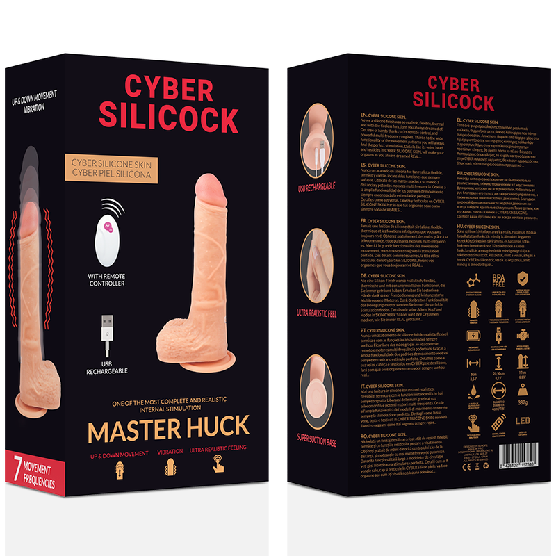 Cyber Silicock – Controle Remoto Realístico Master Huck 20,9 cm x 4 cm