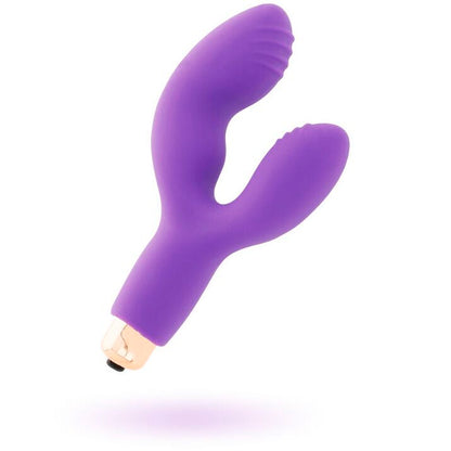 WOMANVIBE Vanix Vibrador Estimulador de Silicone, mostrando seu design compacto e superfície lisa.