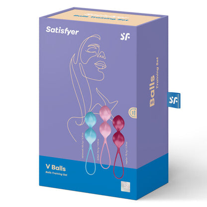 Satisfyer Loveballs Conjunto de Treino 2 para fortalecimento do pavimento pélvico