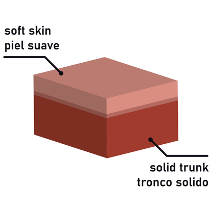 Imagem do arnês e dildo realista Rockarmy Leopardo Dupla Densidade 23 cm.