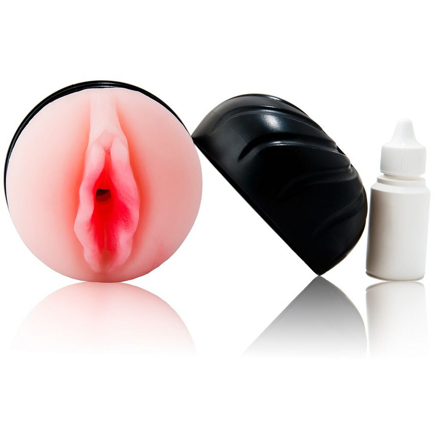 Masturbador Masculino BAILE formato vagina realista com textura interna para prazer intenso.