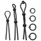 Addicted Toys – Conjunto de Anéis Penianos de Silicone Flexível (7 Peças)