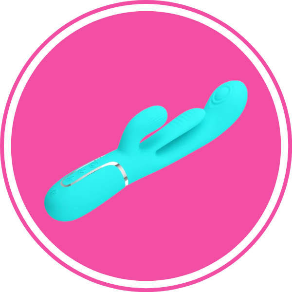 VIBRADORES RABBIT COM PULSAÇÃO